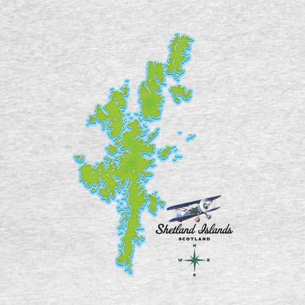 Shetland island map by nickemporium1